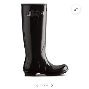 Original tall gloss rain boot in black